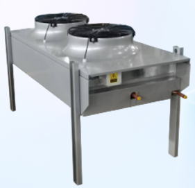 High Heat Exchange Efficiency Coolroom Evaporator with Galvanized Steel Plate and Aluminum Plate Side Sheet